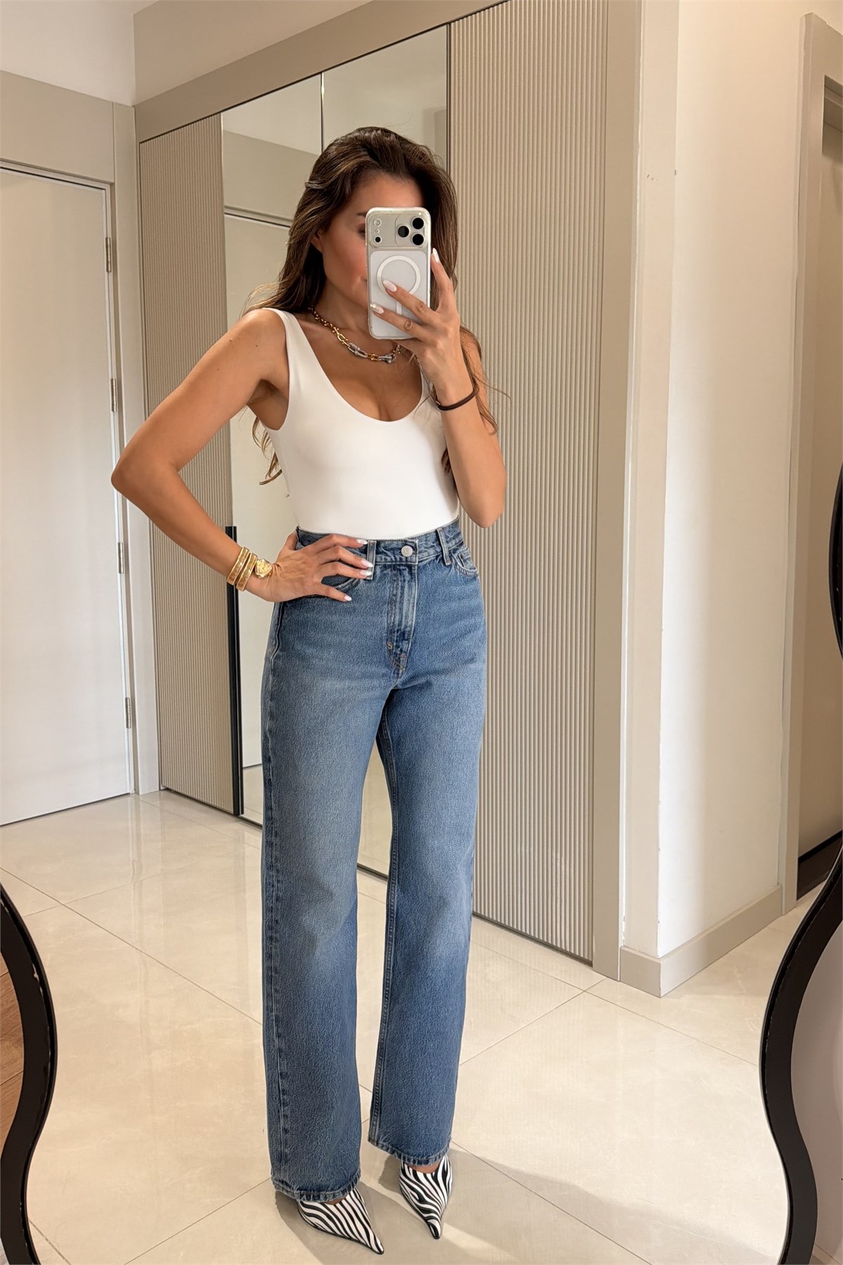 Ronel Midblue COS Boru Paça Jean