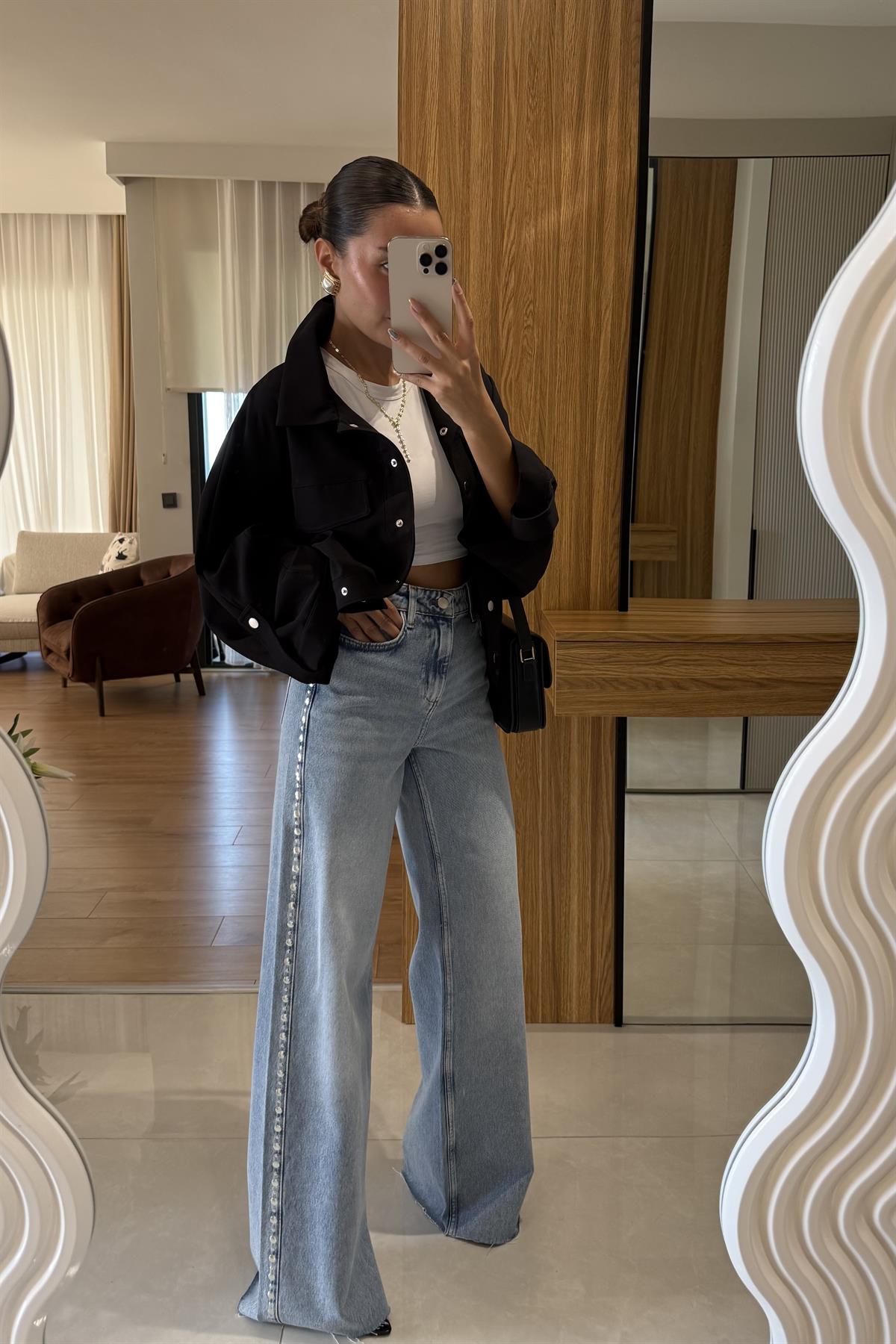 Rudway Kenarları Zımba Detaylı Jean
