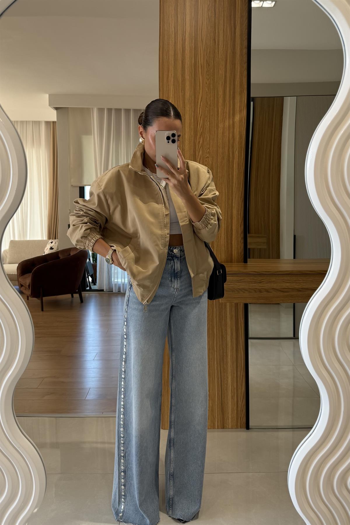 Rudway Kenarları Zımba Detaylı Jean