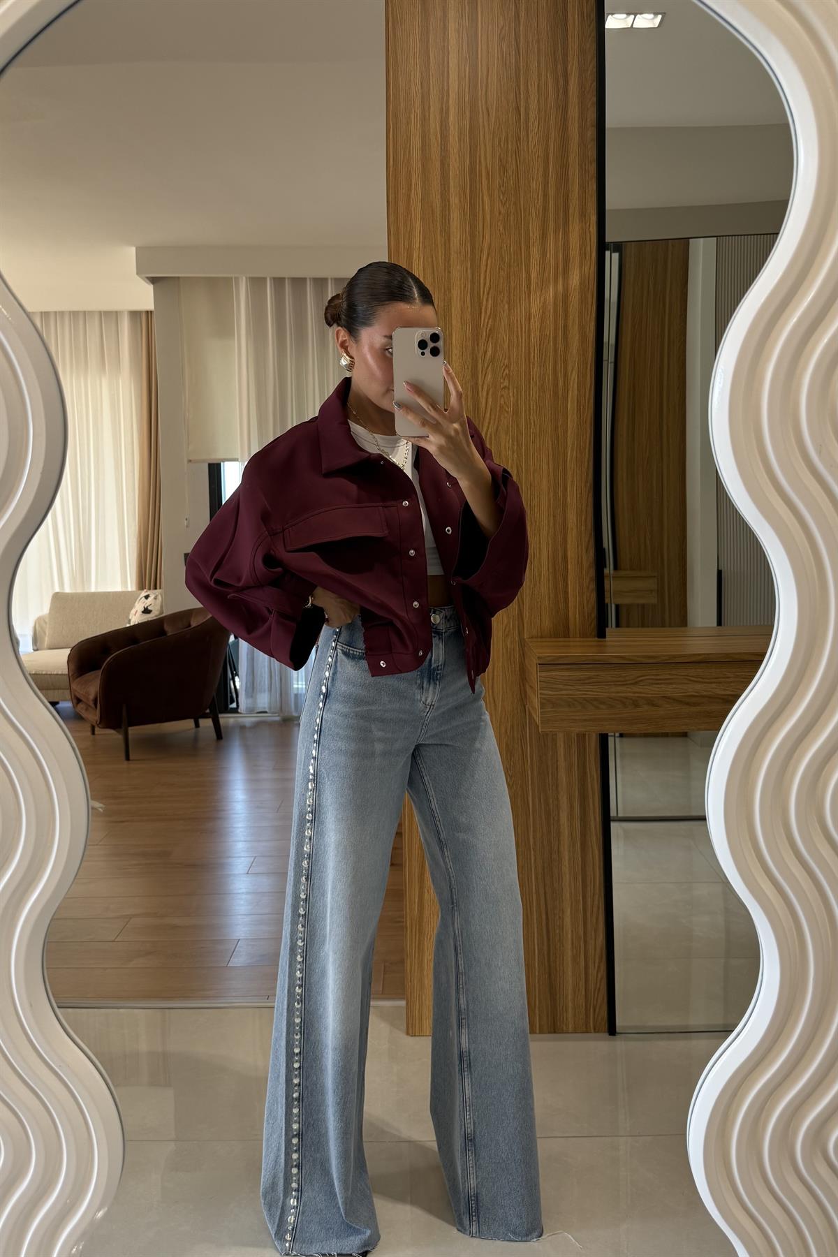 Rudway Kenarları Zımba Detaylı Jean