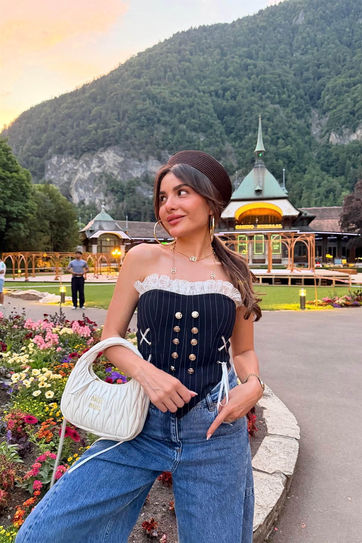 Sailor Dantel Detaylı Lacivert Büstiyer