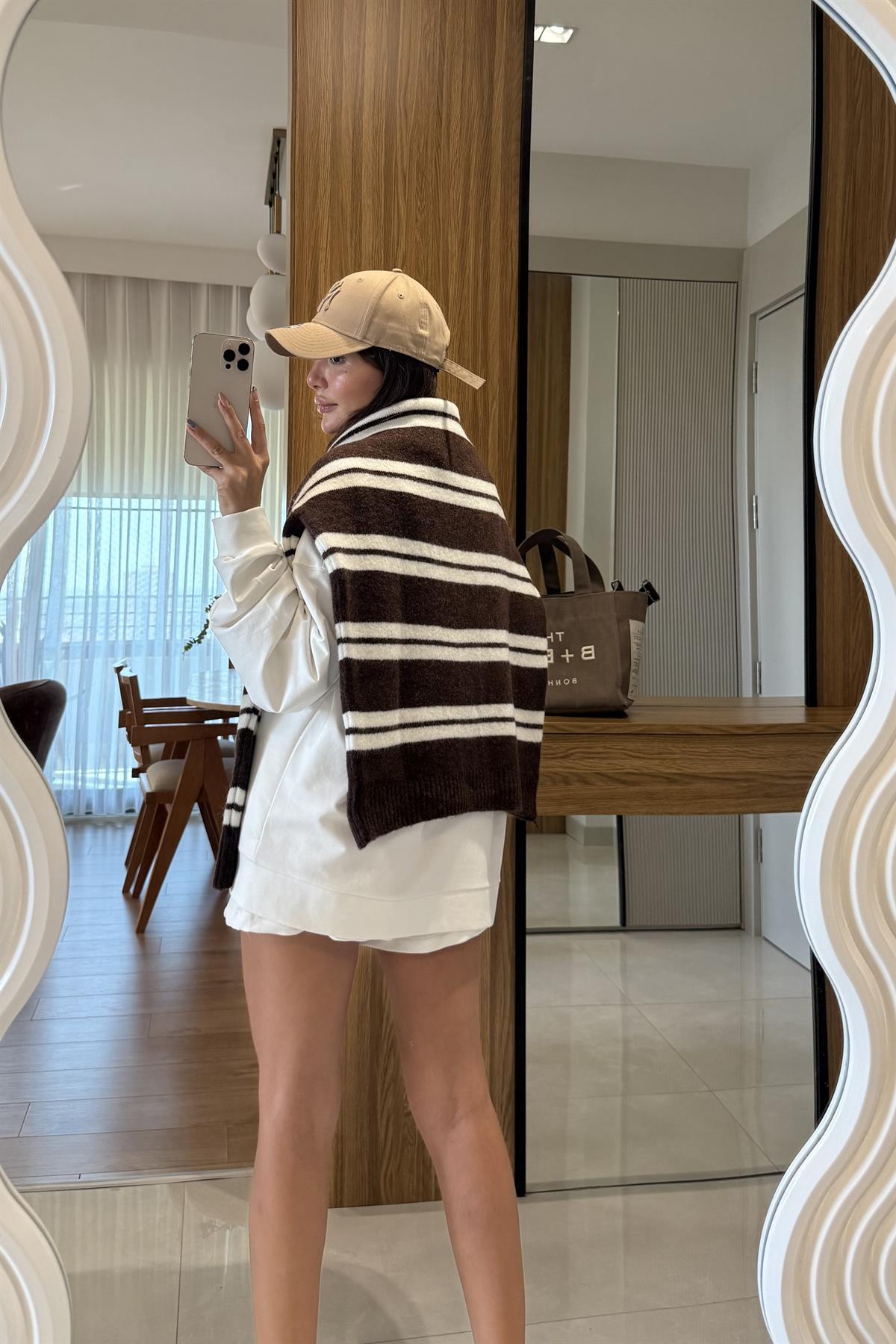 Saint Beyaz Şort Sweat Spor İkili Takım