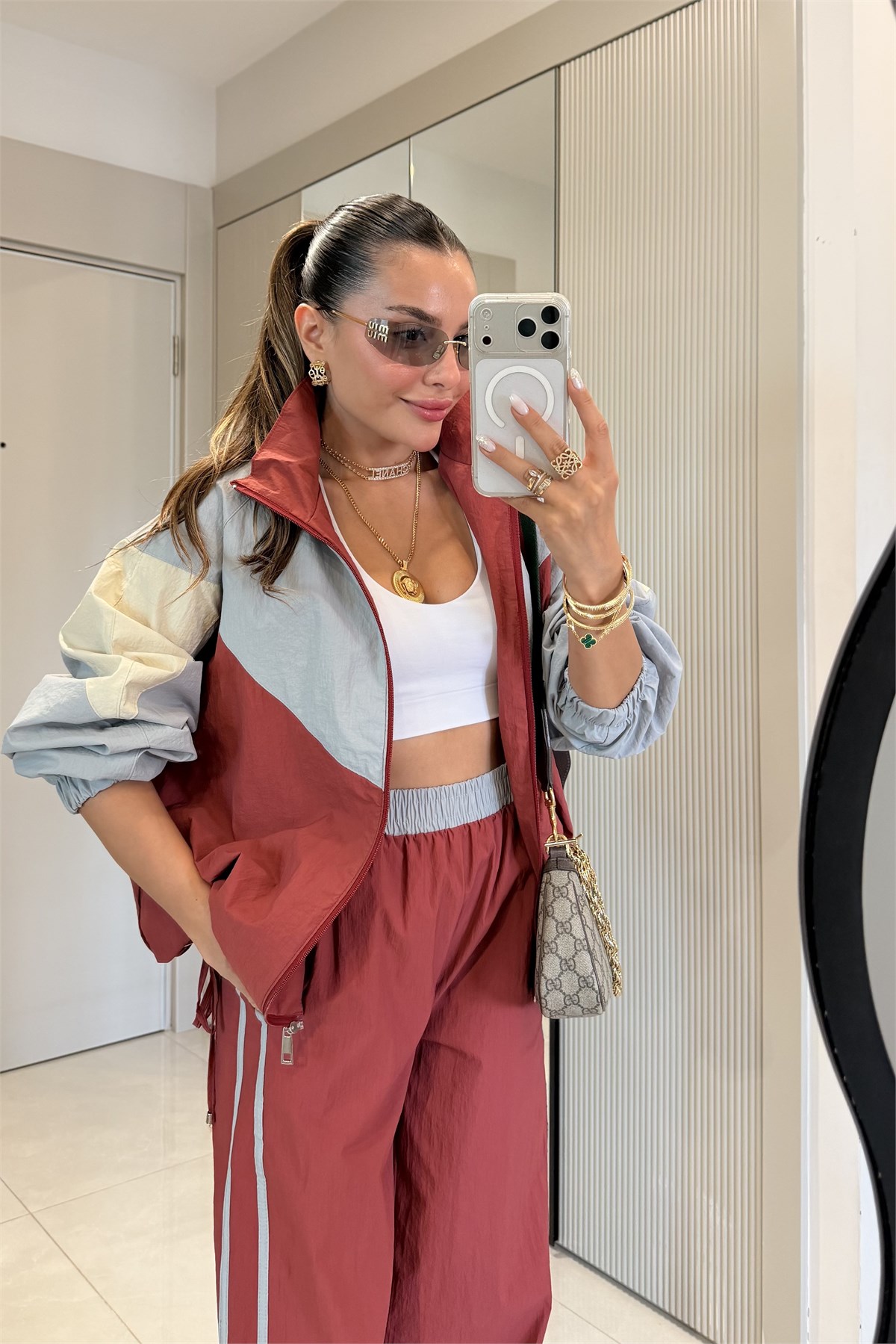 Sammy Oranj Paraşüt Garnili Takım