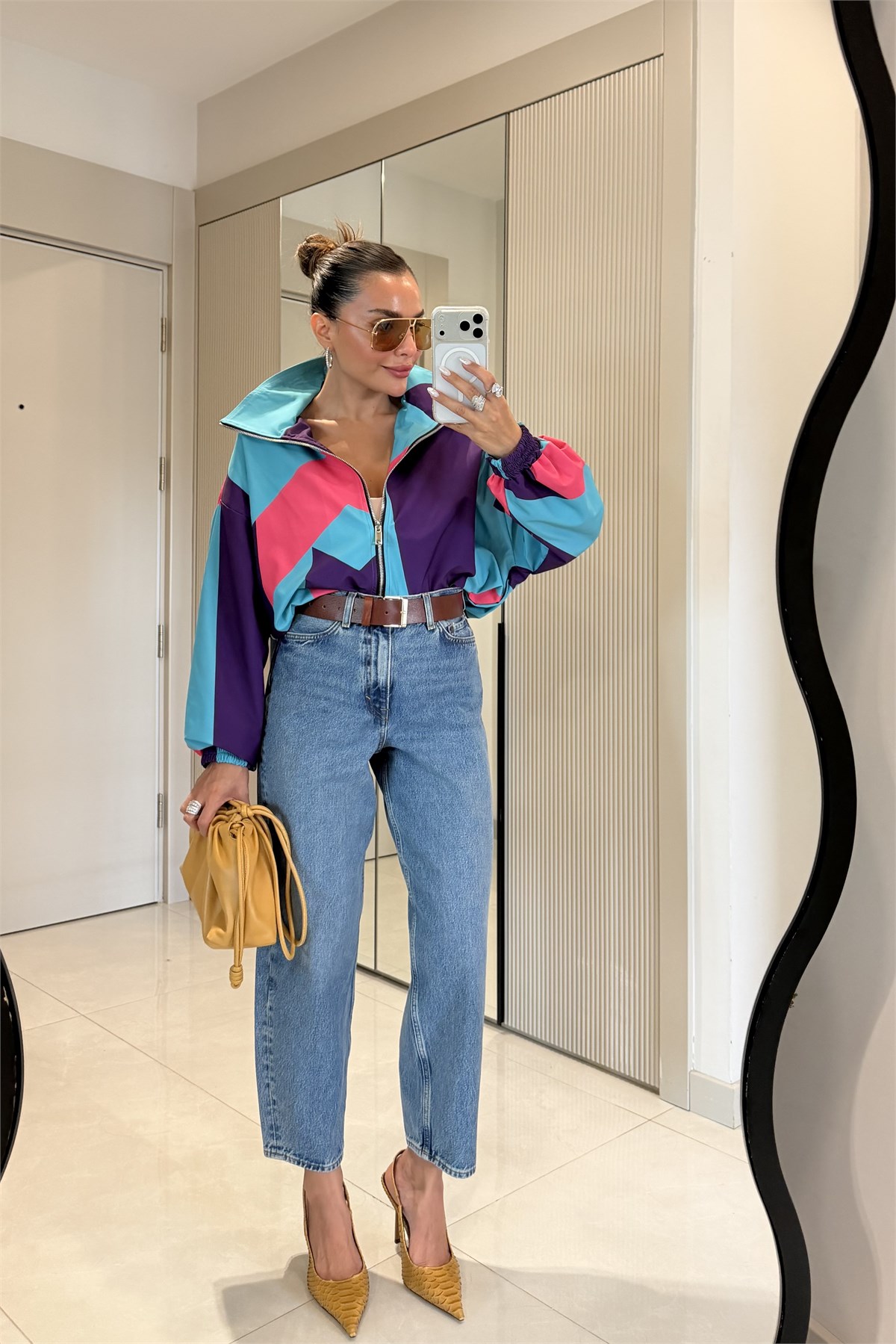 Saviel COS Yüksek Bel Mom Fit Jean