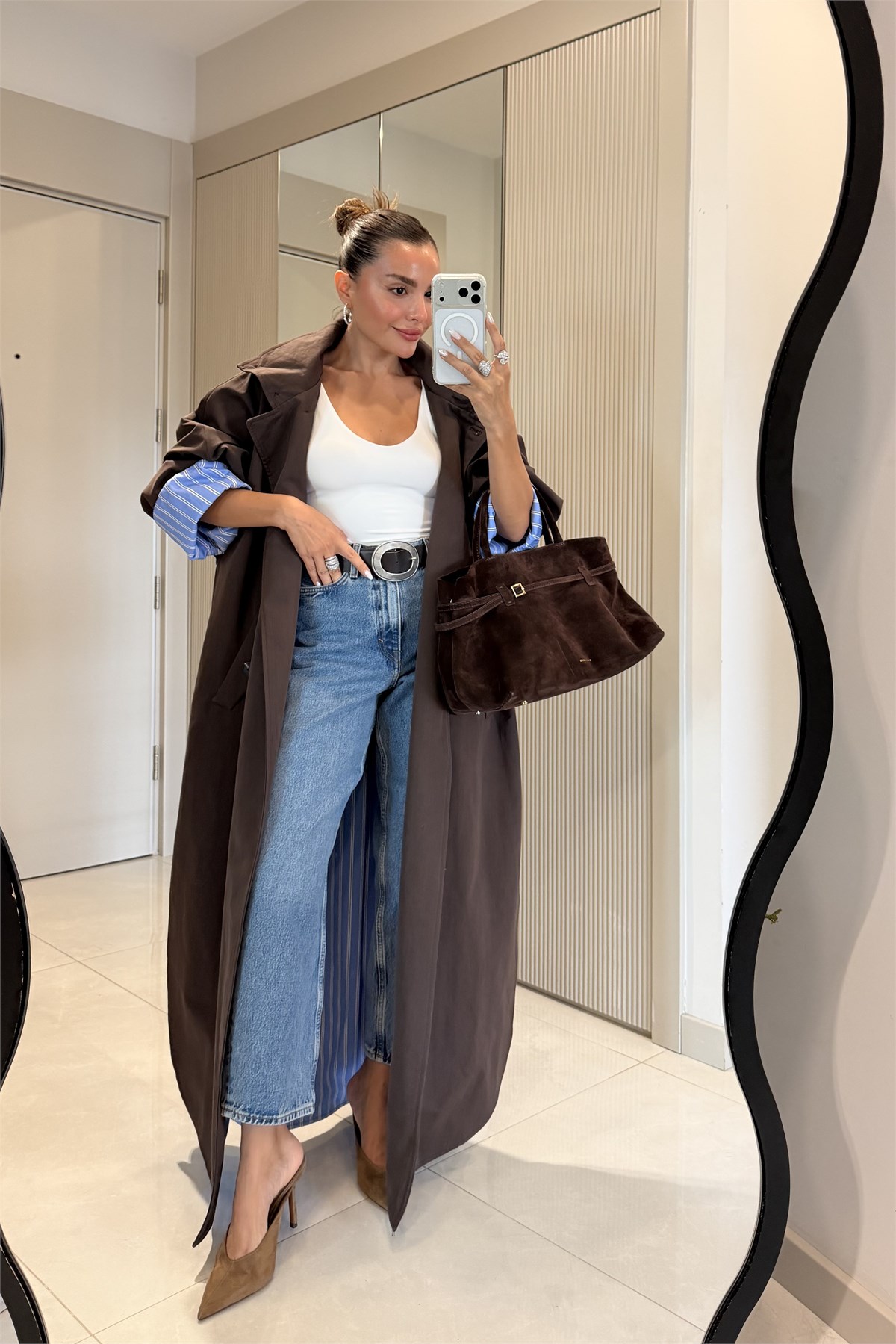 Saviel COS Yüksek Bel Mom Fit Jean