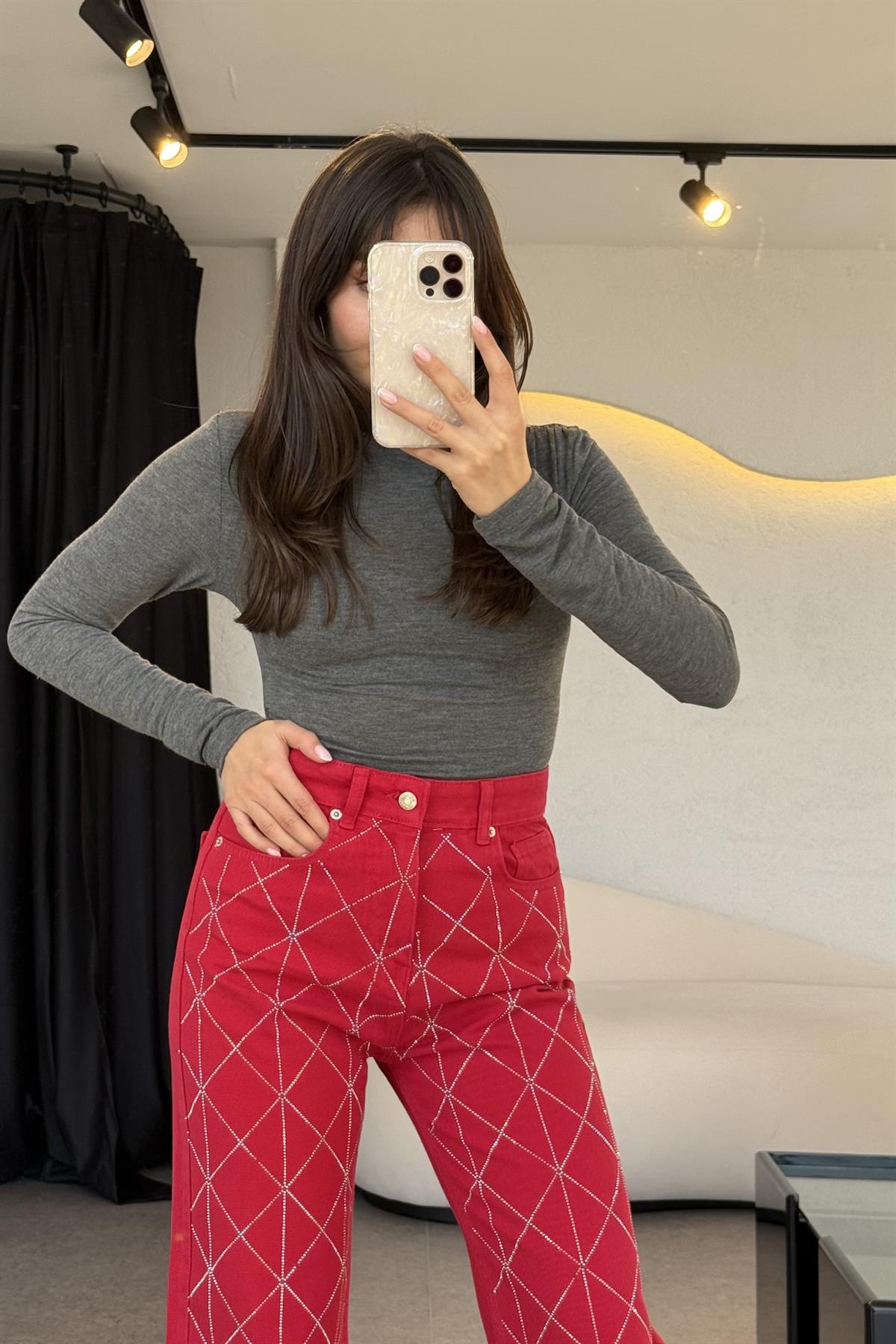 Seul Füme Kendinden Yakalı Body