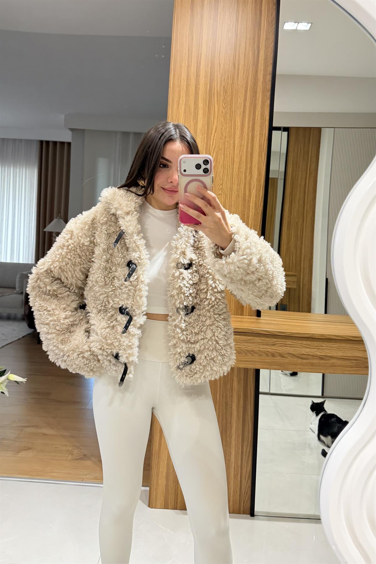 Sheep Bej Teddy Kürk