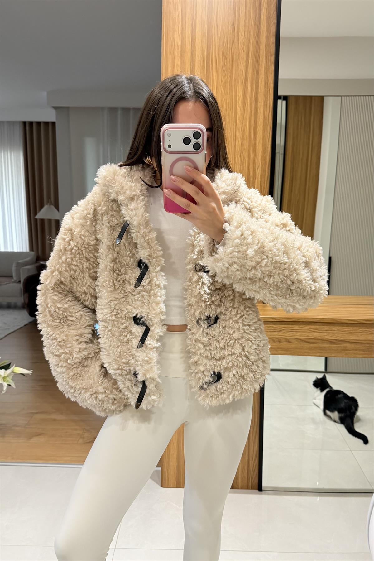 Sheep Bej Teddy Kürk