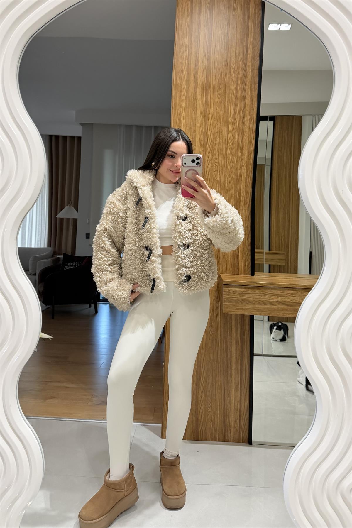 Sheep Bej Teddy Kürk