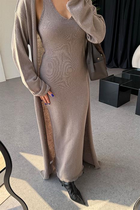 Shirley Vizon Elbise Hırka 