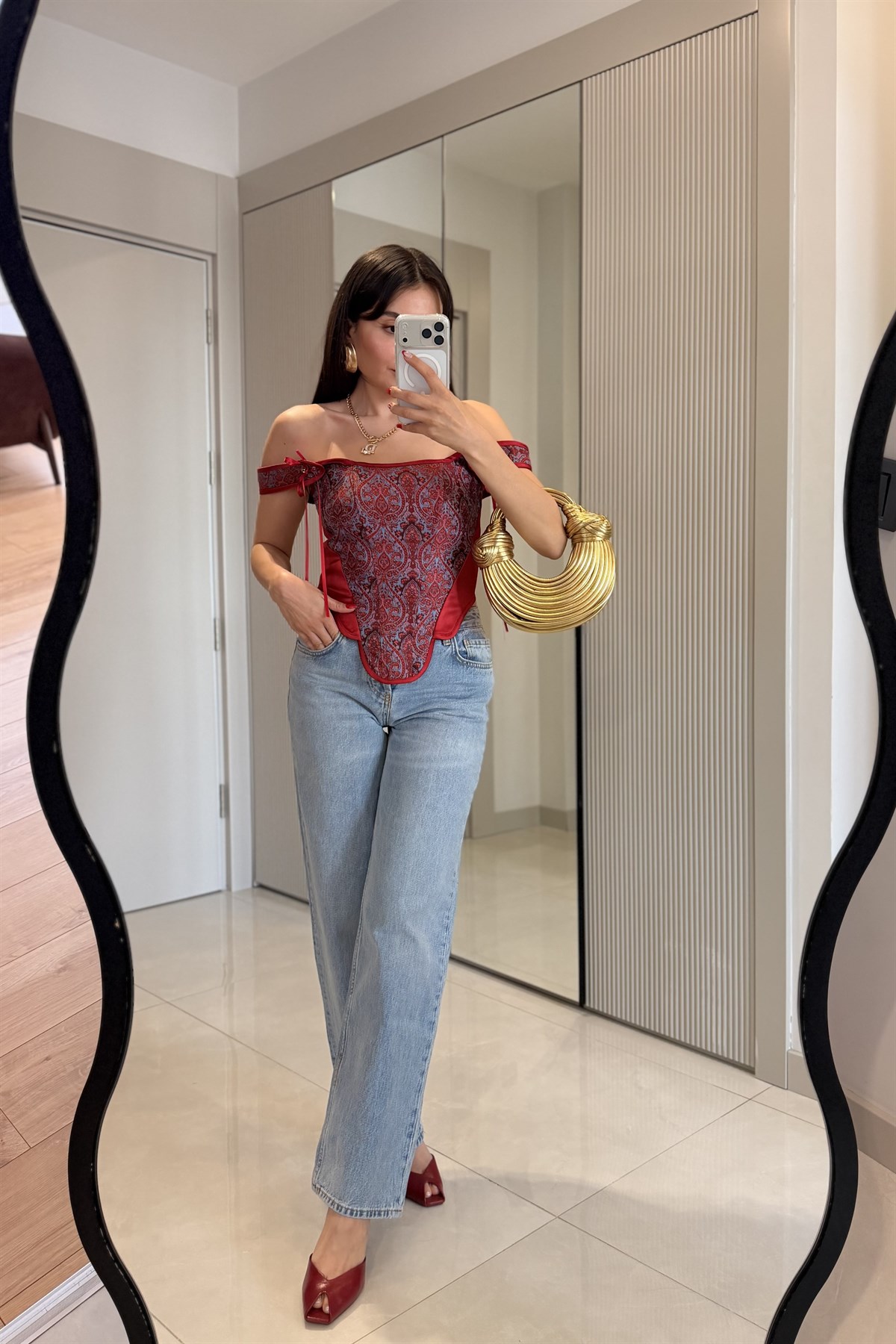 Siena Lightblue Yüksek Bel Straight  Jean