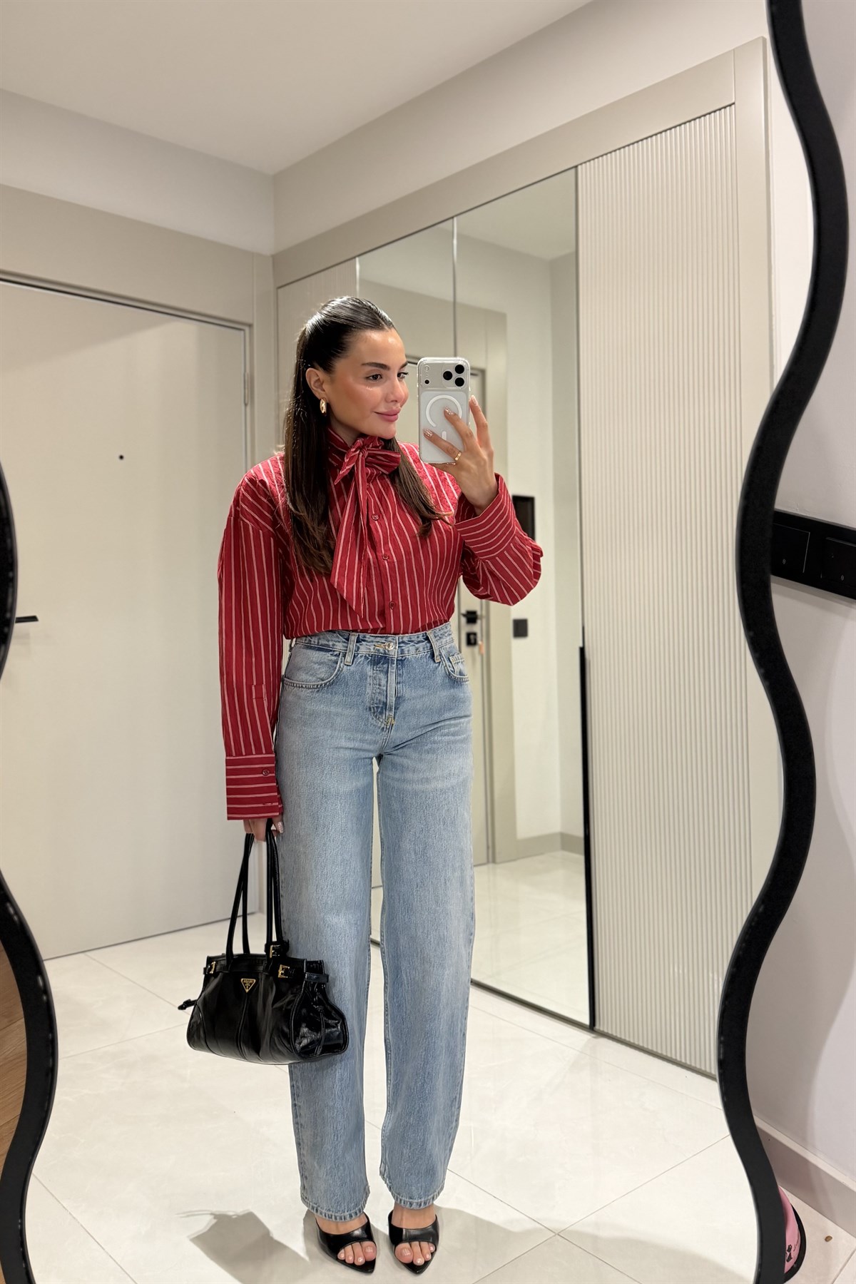 Siena Lightblue Yüksek Bel Straight  Jean