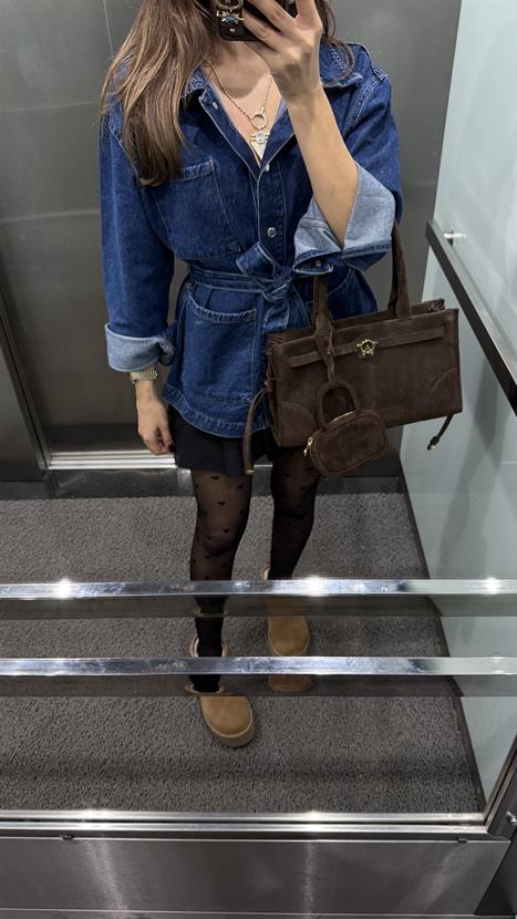 Silva kemerli kot gömlek 