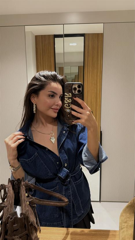 Silva kemerli kot gömlek 