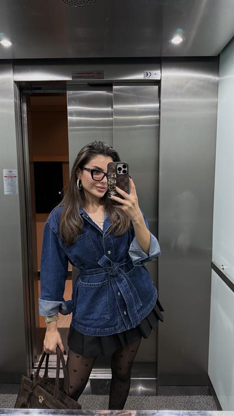 Silva kemerli kot gömlek 