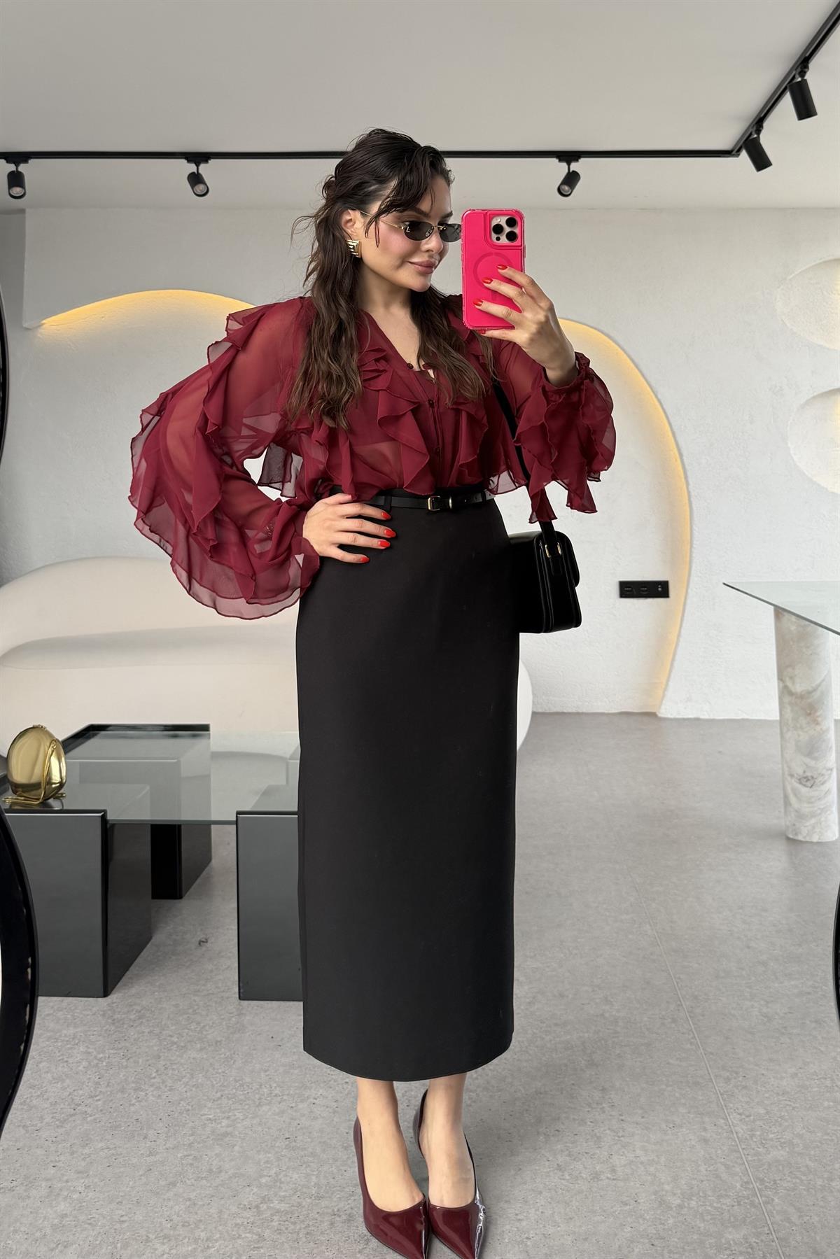 Sineta Siyah Kalem Etek 