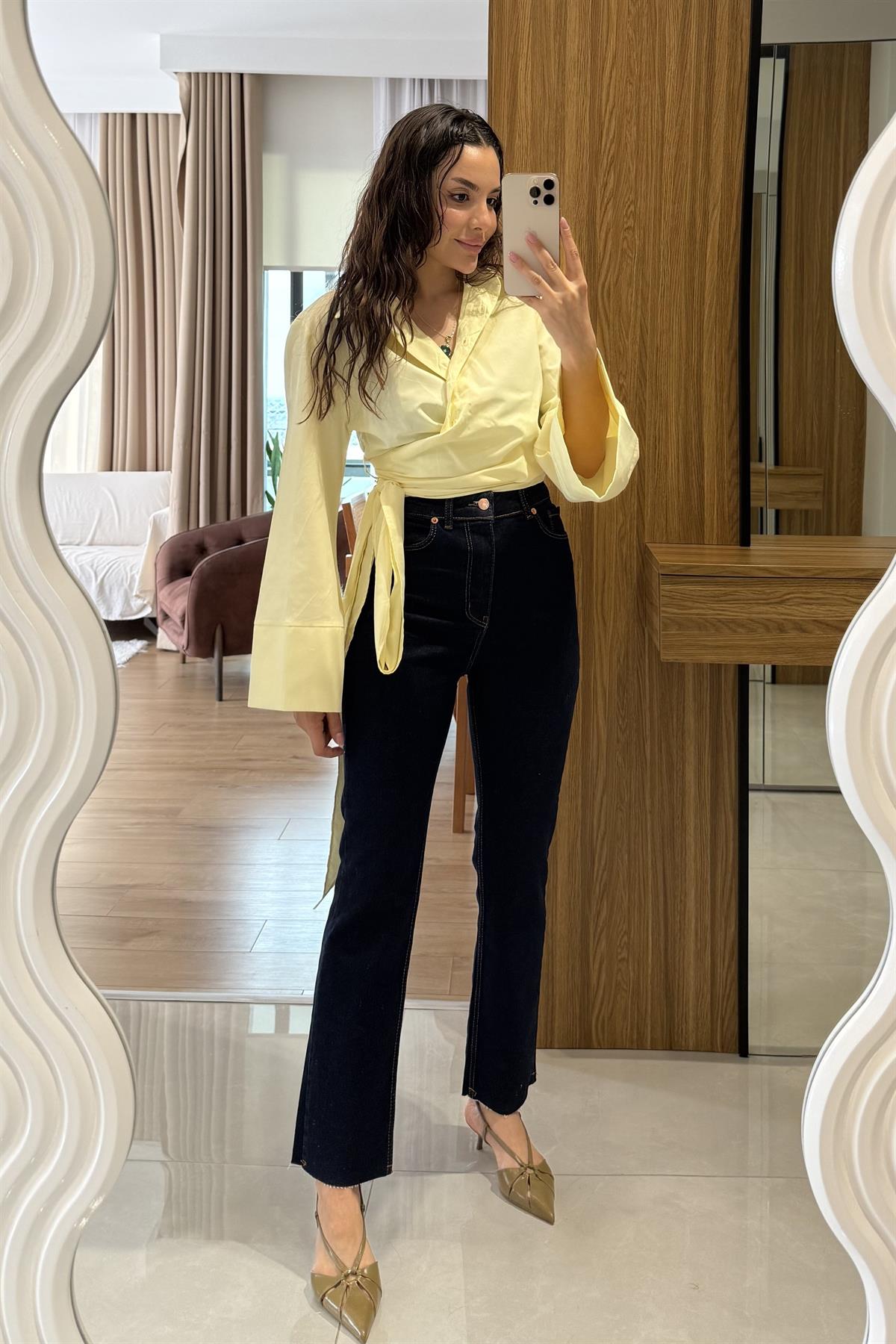 Slange Darkblue Boyfit Jean 