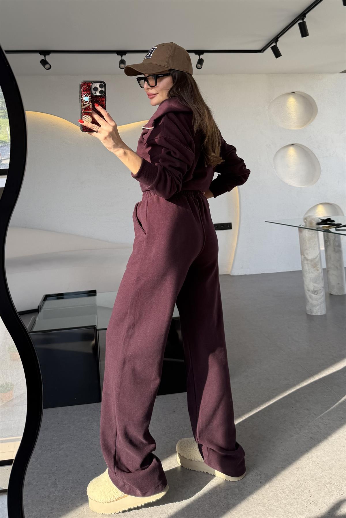 Soelle Mürdüm Selanik Kumaş Üçlü Takım