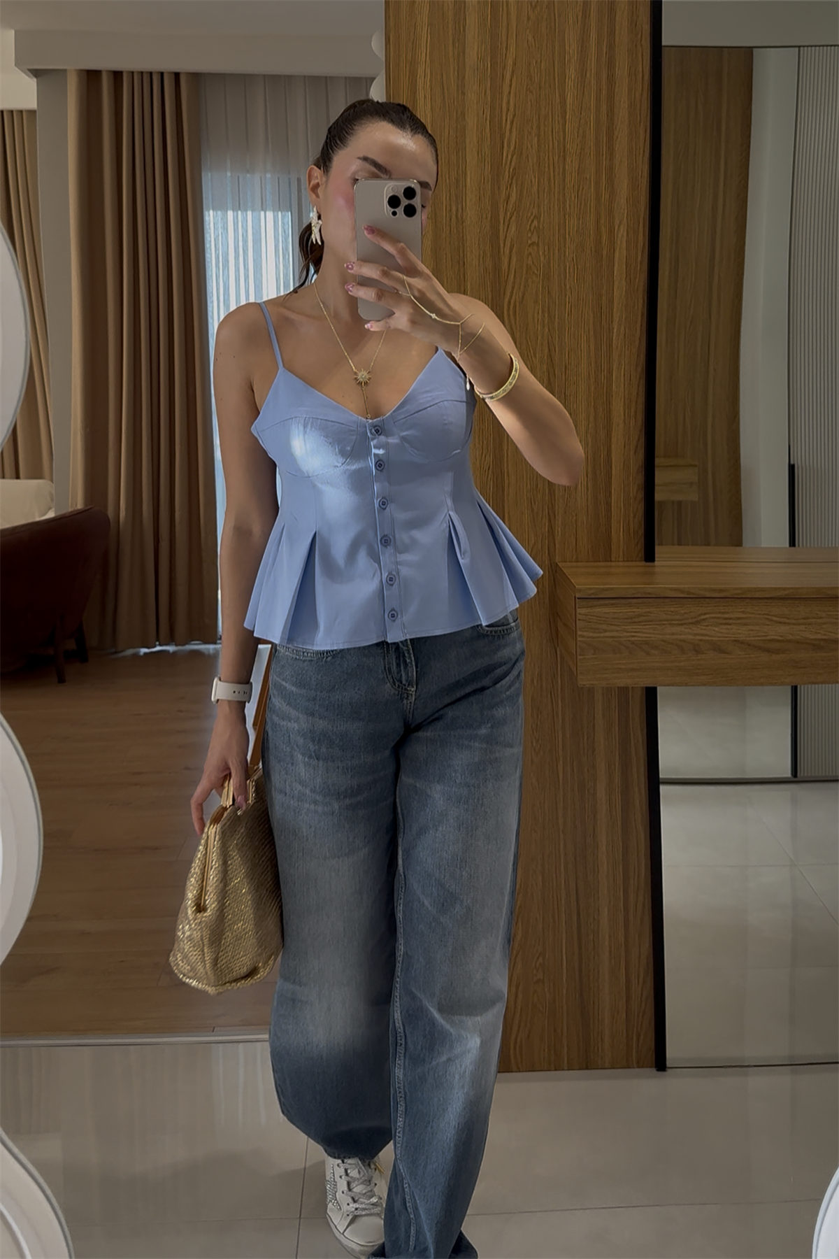 Solvey Darkblue Baggy Jean 