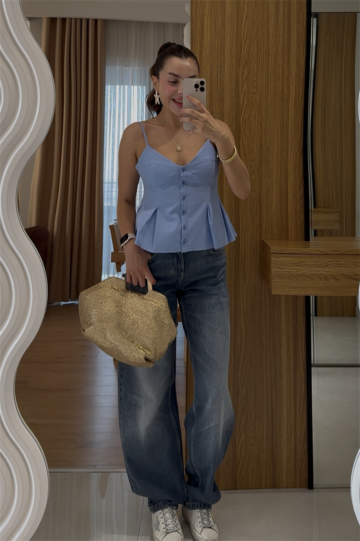 Solvey Darkblue Baggy Jean 