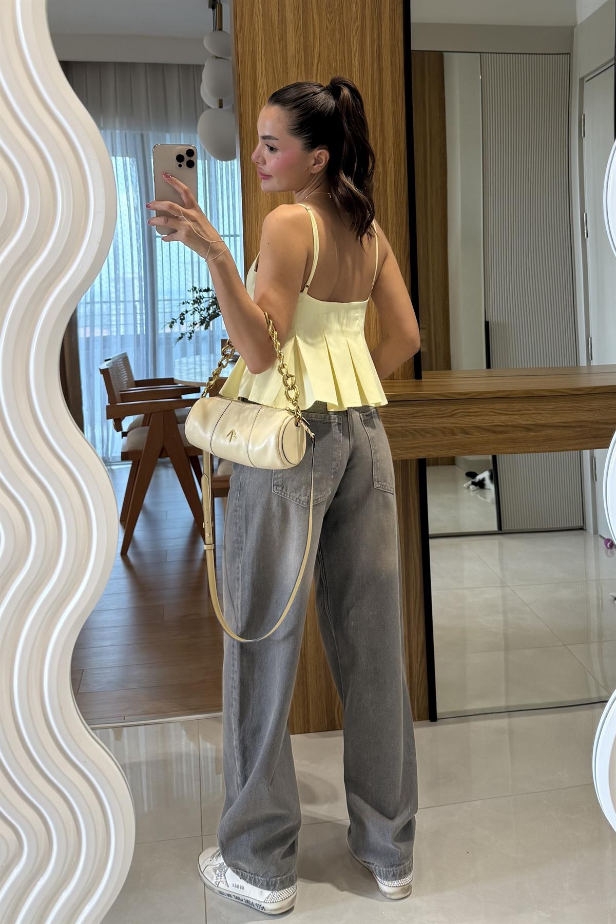 Solvey Kahve Baggy Jean 