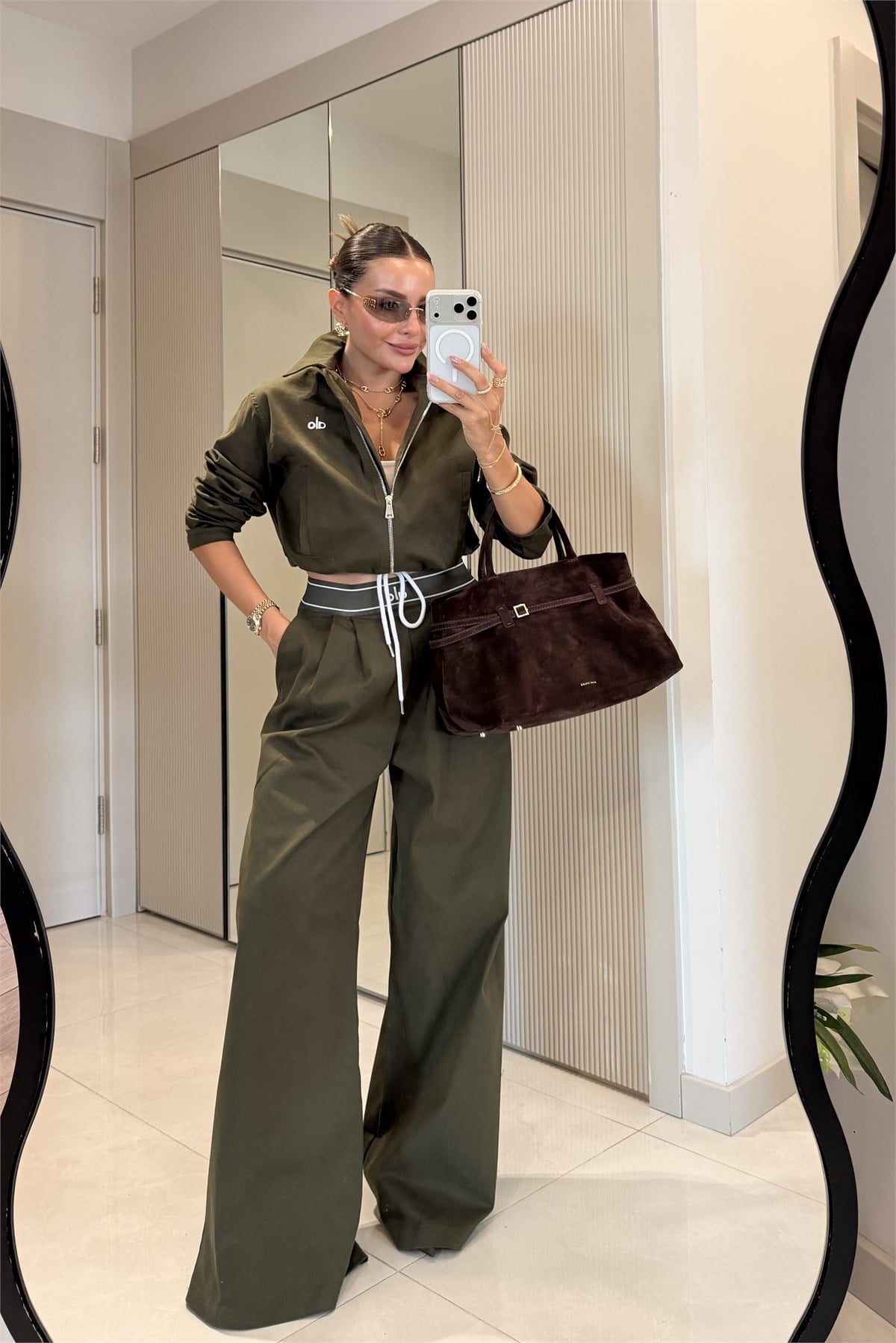 Spain Haki Gabardin Marka Model Takım