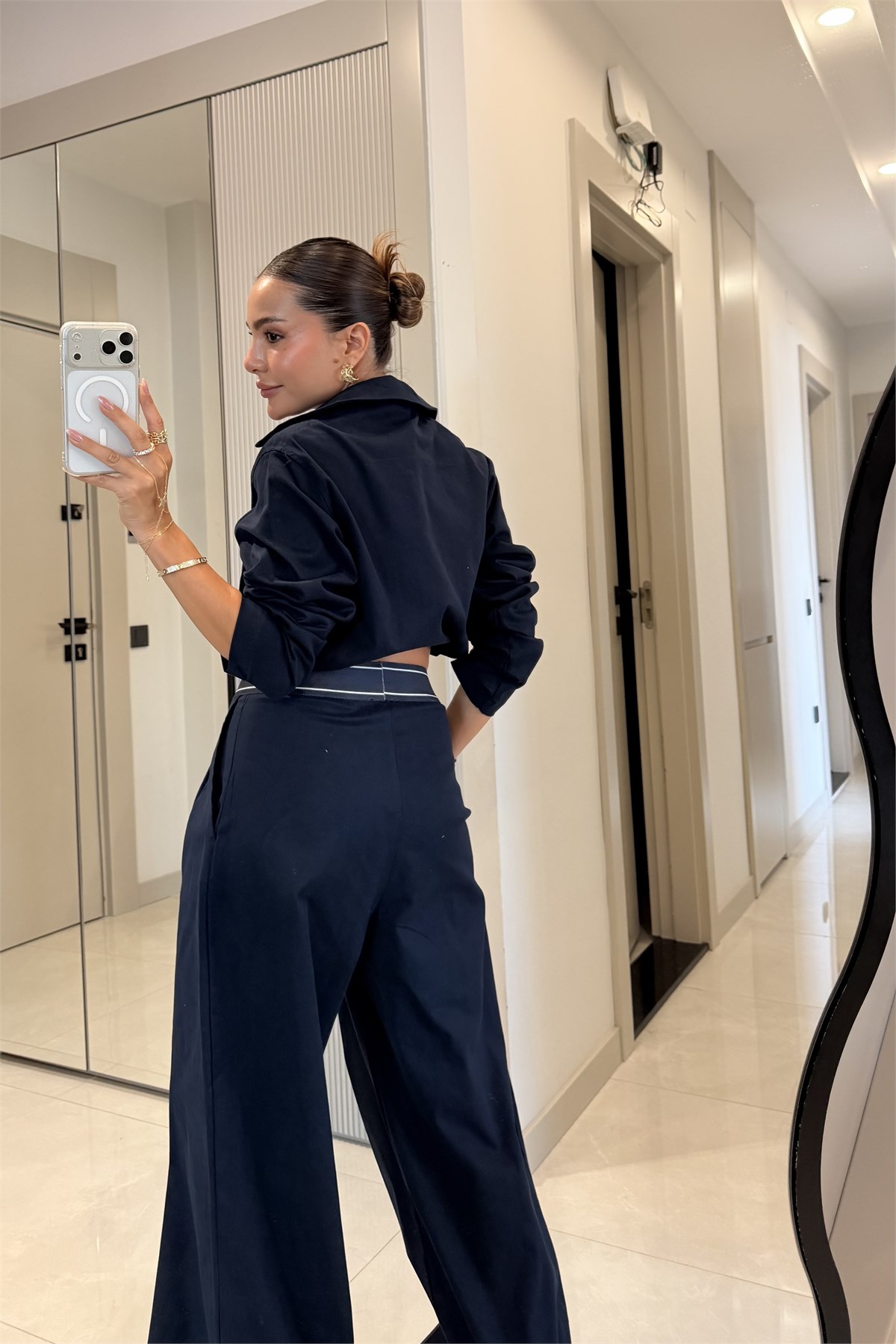 Spain Lacivert Gabardin Marka Model Takım
