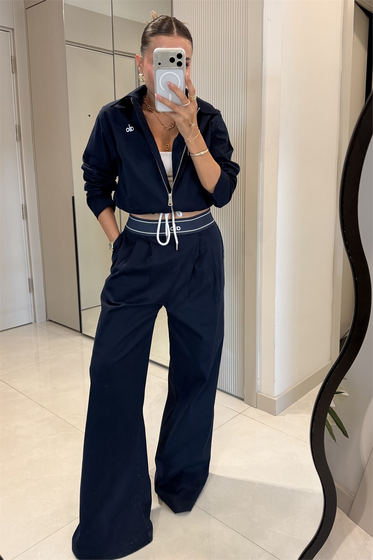 Spain Lacivert Gabardin Marka Model Takım