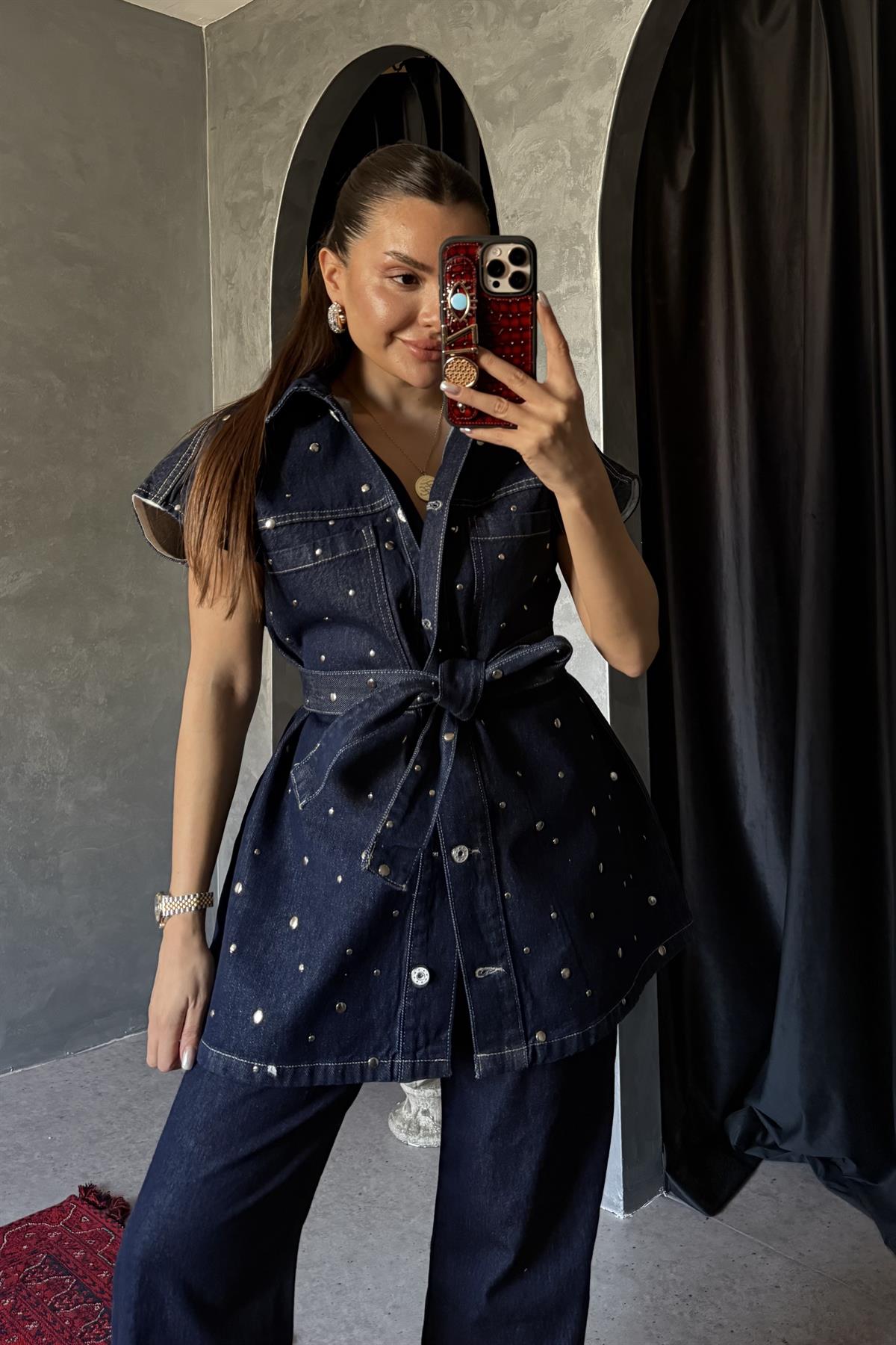 Starwars Denim Zımbalı Yelek