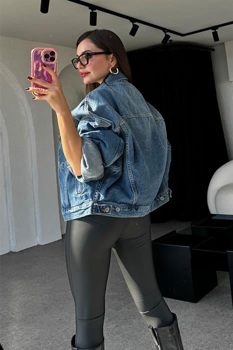 Steff Tasarım Kot Ceket