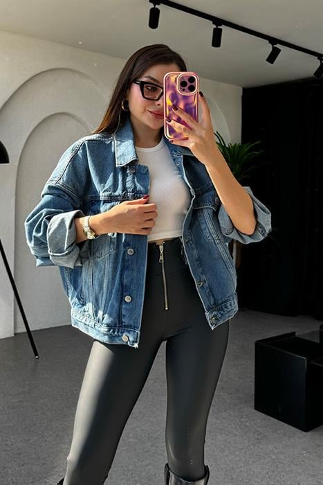 Steff Tasarım Kot Ceket