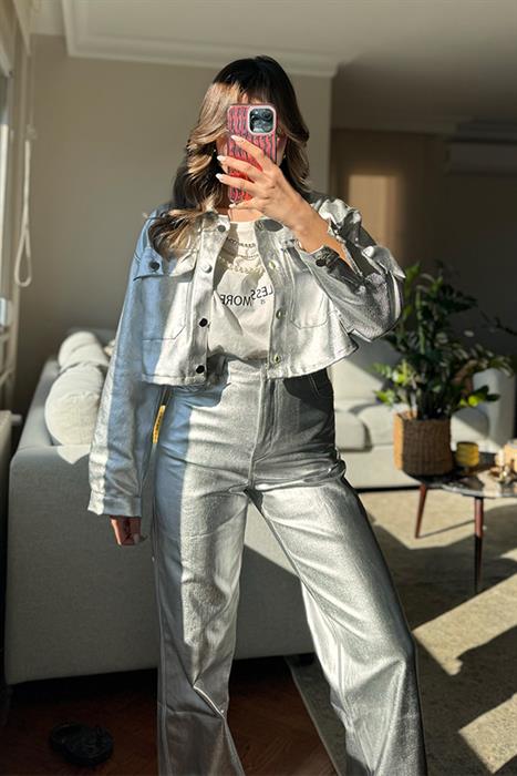 Stephin Silver Ceket Pantolon Takım