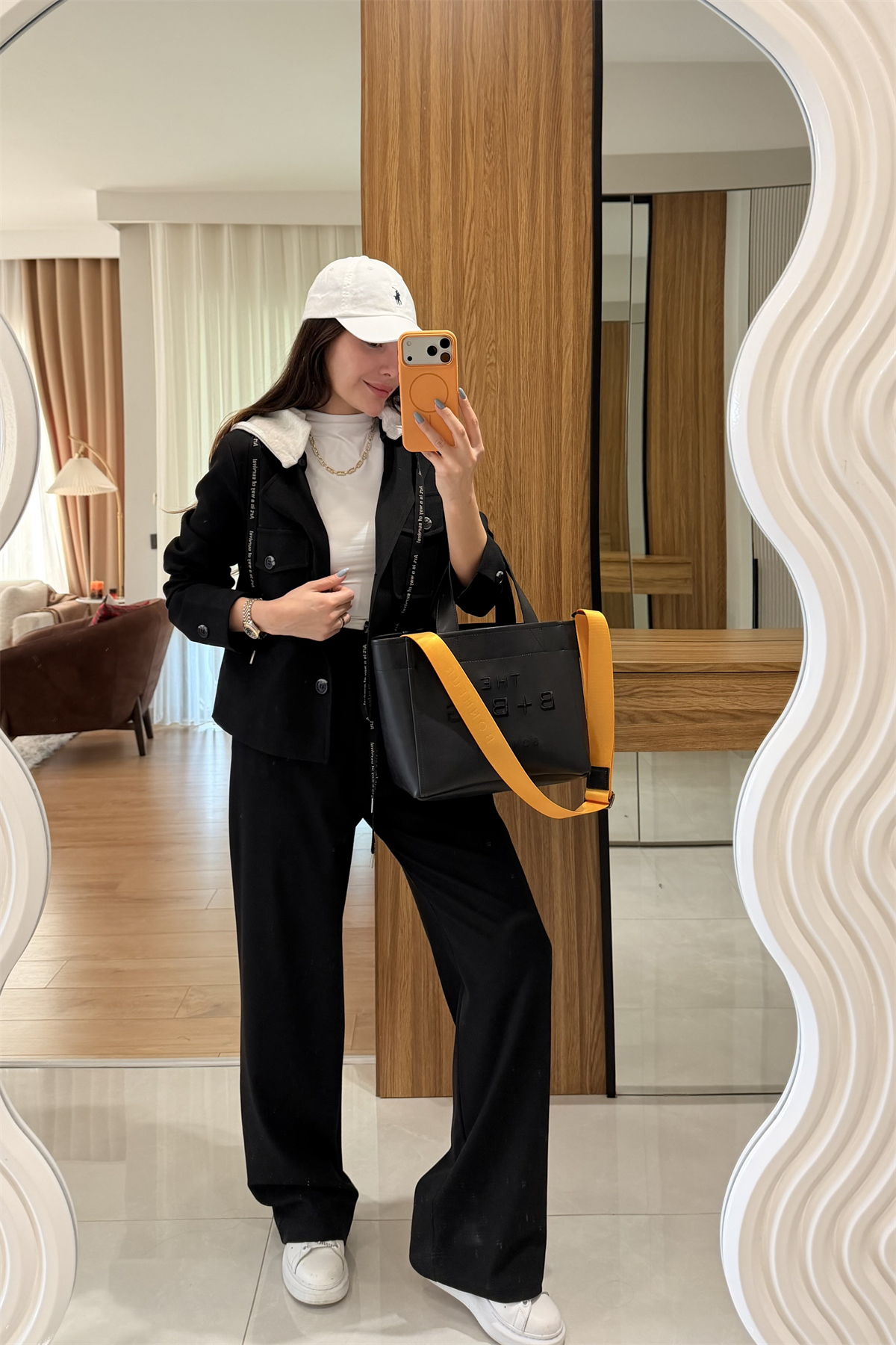 Survivar Siyah Tasarım Premium Pantolon