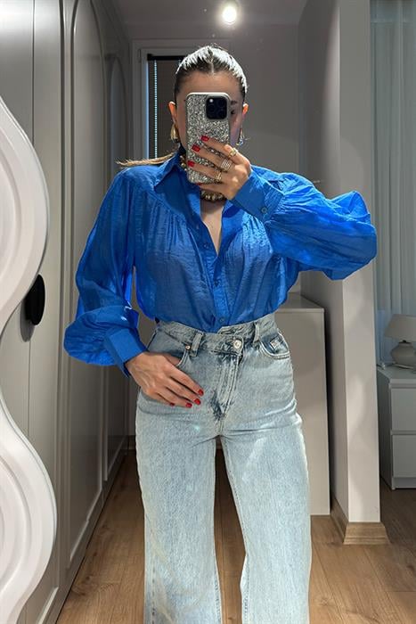 Tammy Orjinal  Çapraz Düğmeli Palazzo Jean