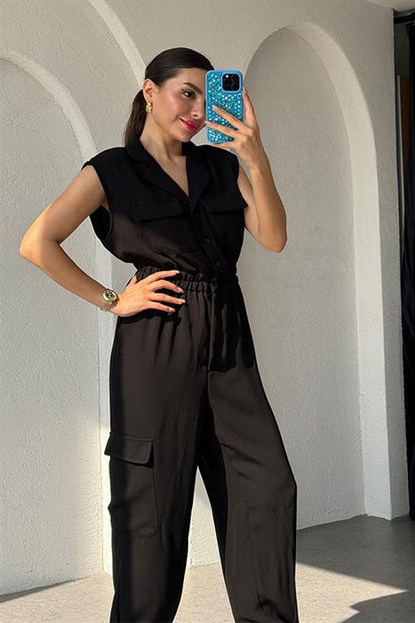 Tansy Orijinal Kargo Cep Detaylı Tulum