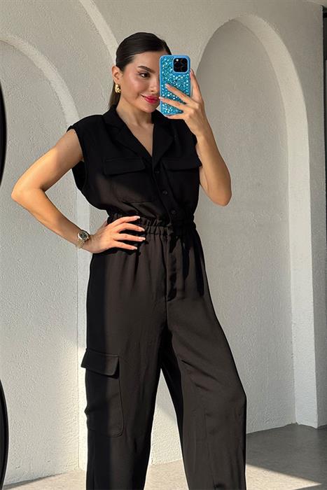 Tansy Orijinal Kargo Cep Detaylı Tulum