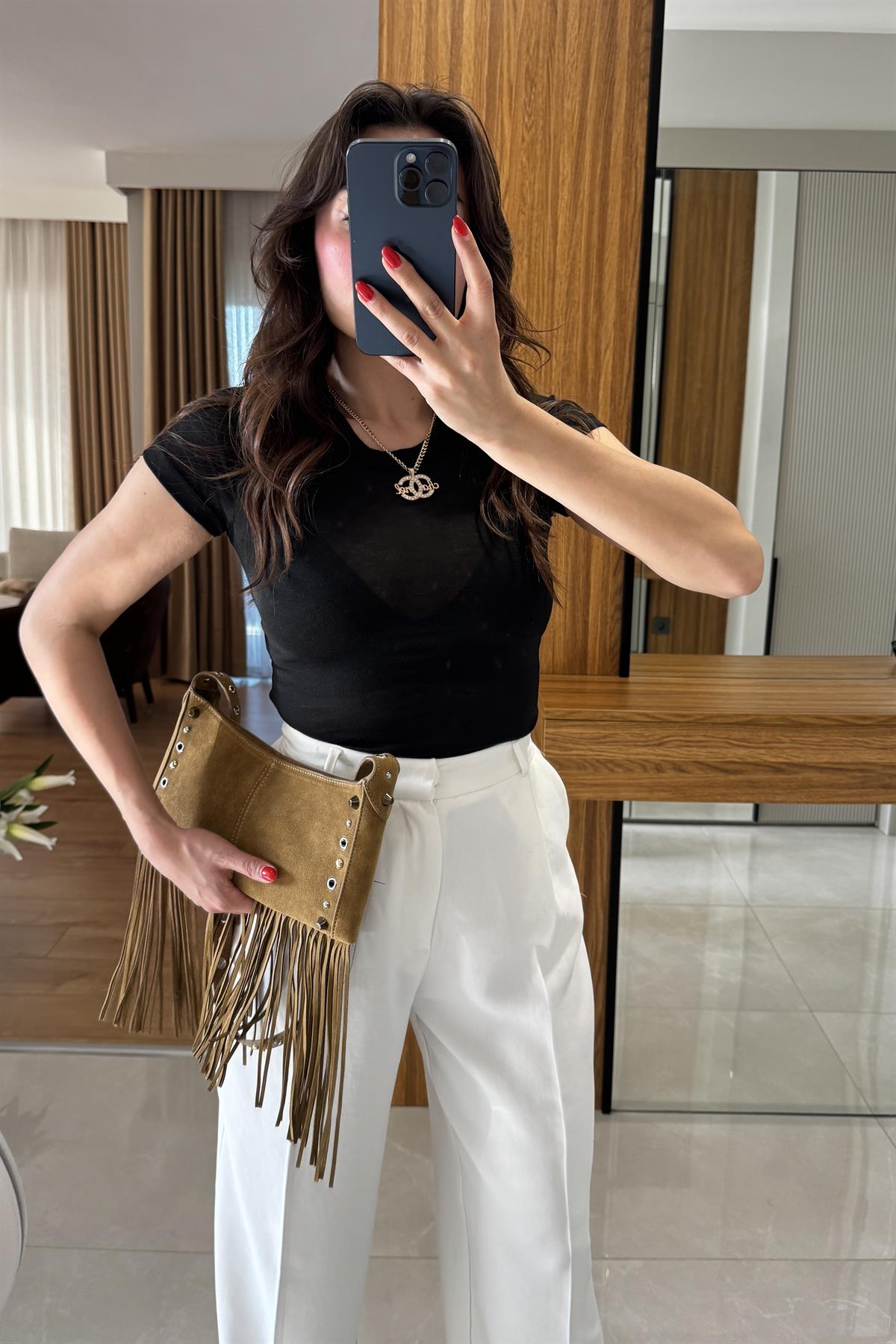 Terry Siyah Transparan Slim Body