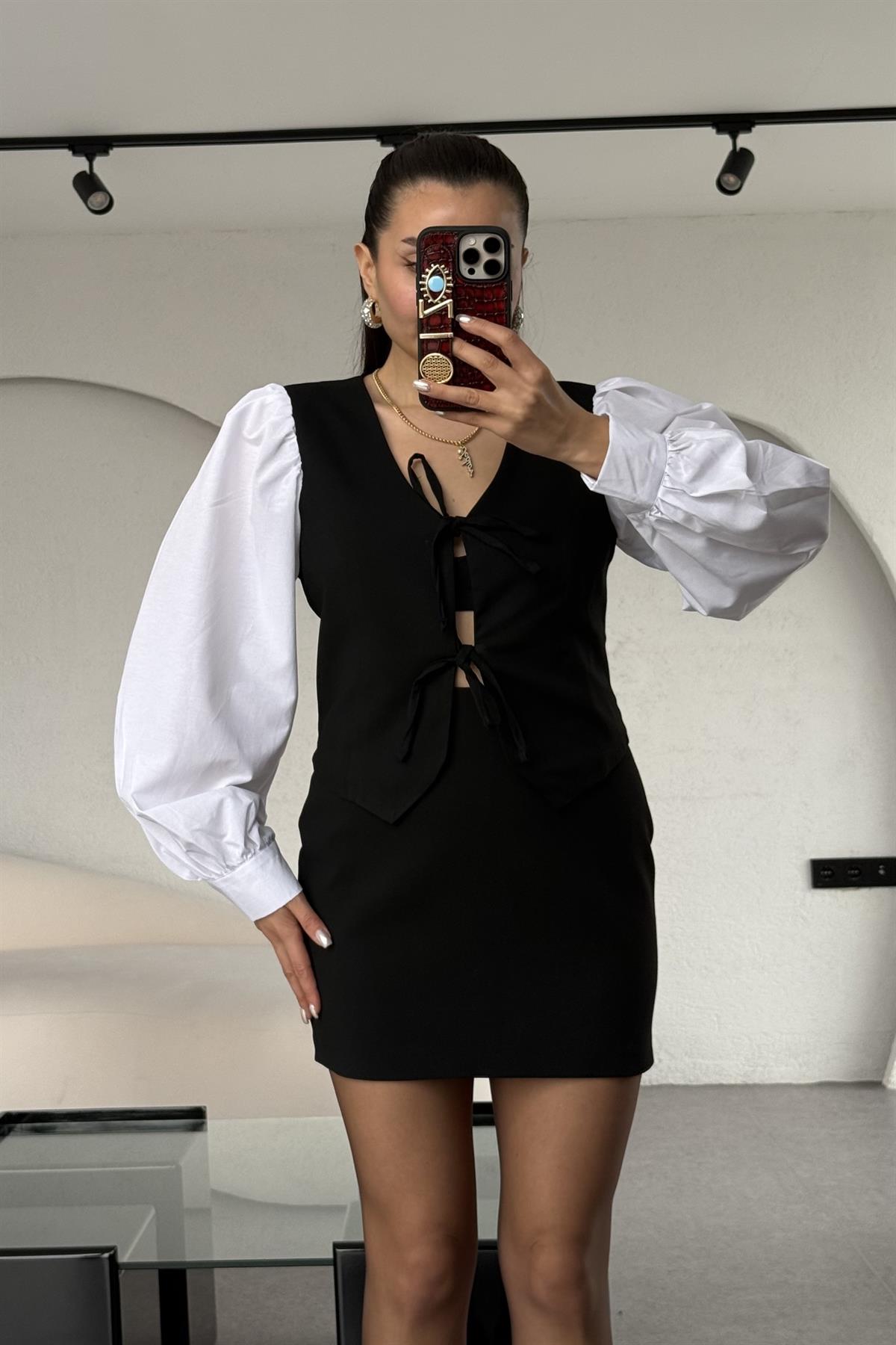 Thistle Siyah Mini Etek 