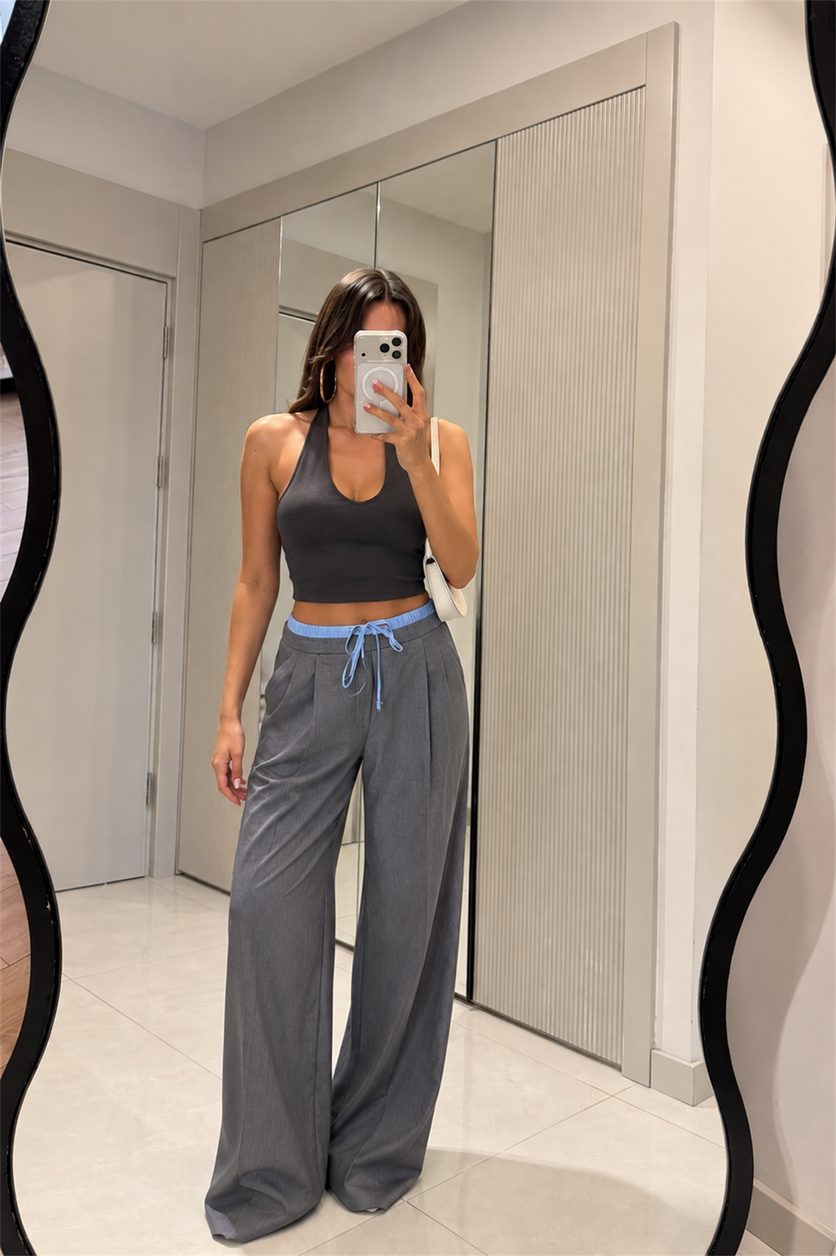 Toeard Füme Bel Detaylı Pantolon