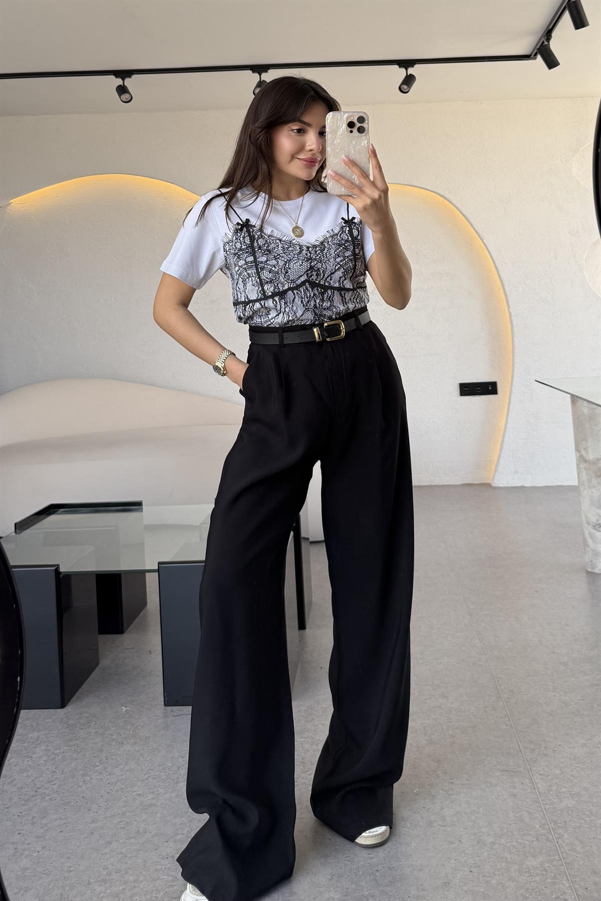 Tracy Dantel Görünümlü Tshirt