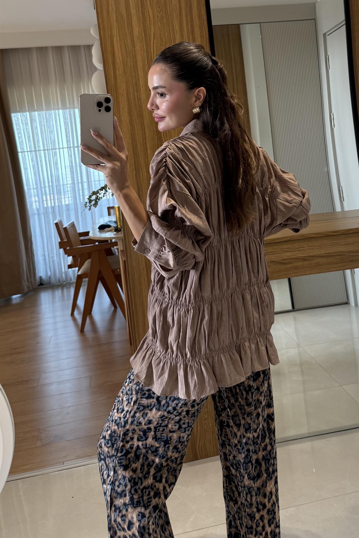 Urbina Kahve Gipe Gömlek