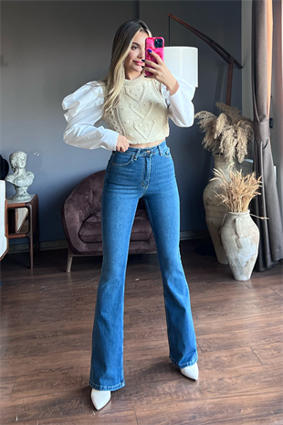 Utica midblue ispanyol jean