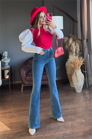 Utica midblue ispanyol jean