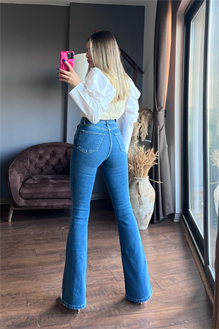 Utica midblue ispanyol jean