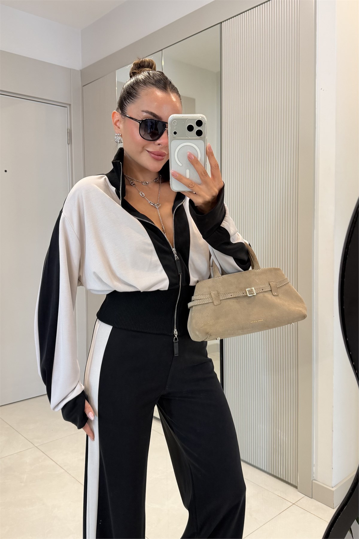 Valerie Krem Garnili Modal Takım