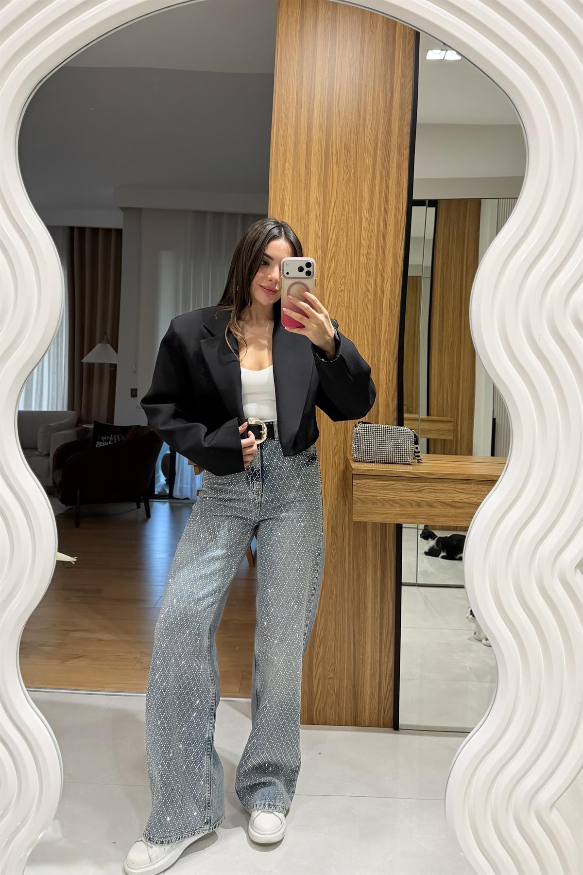 Vanessa Lightblue Taşlı Jean