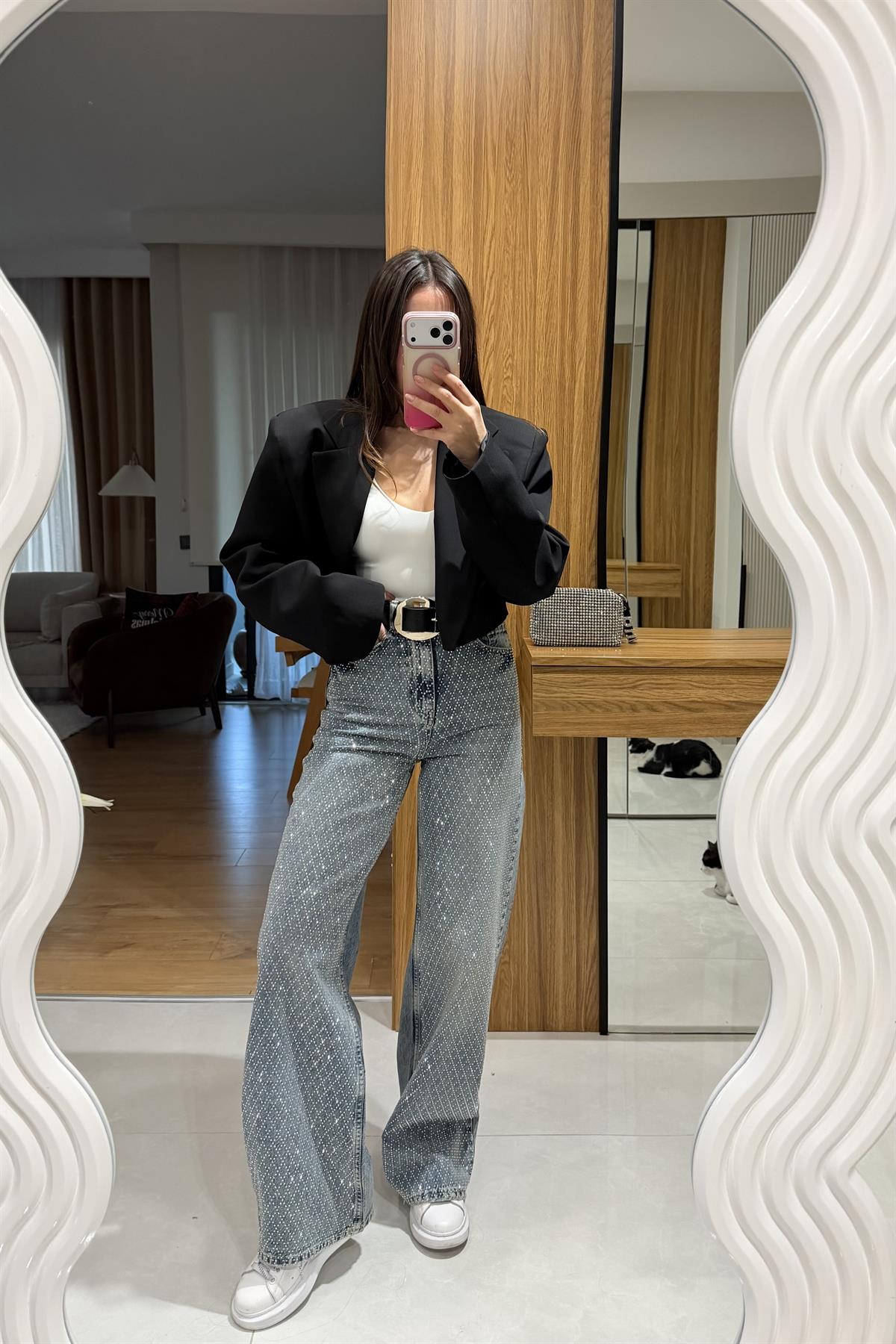 Vanessa Lightblue Taşlı Jean