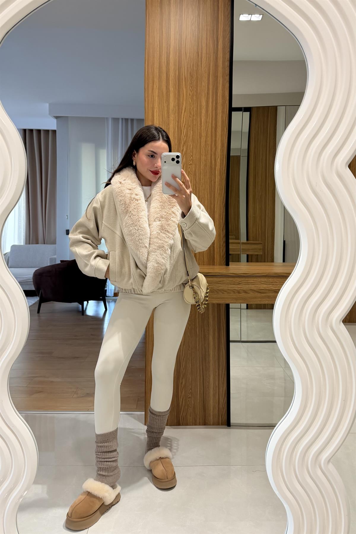 Velasy Krem İçi Şardonlu Toparlayıcı Tayt 