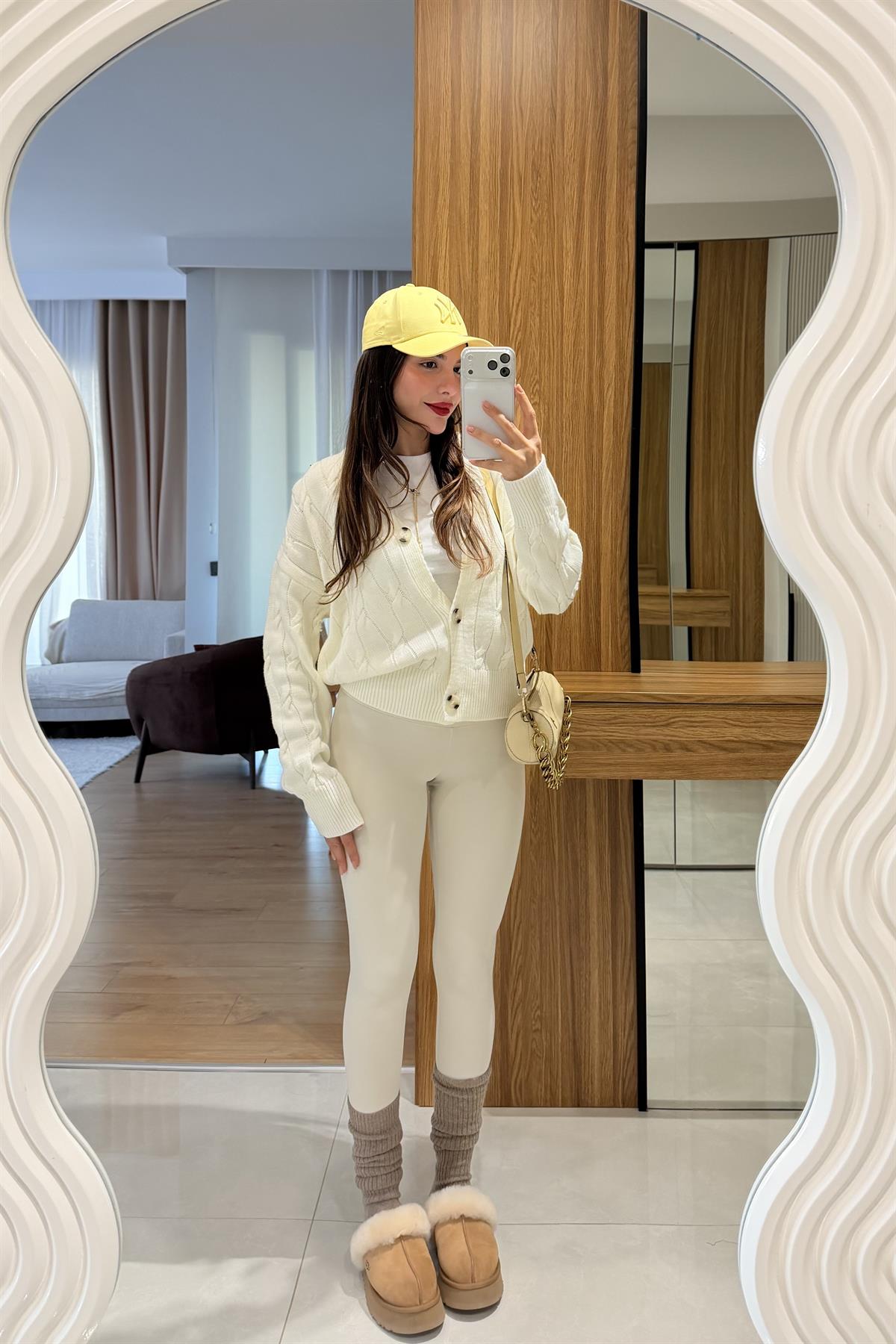 Velasy Krem İçi Şardonlu Toparlayıcı Tayt 