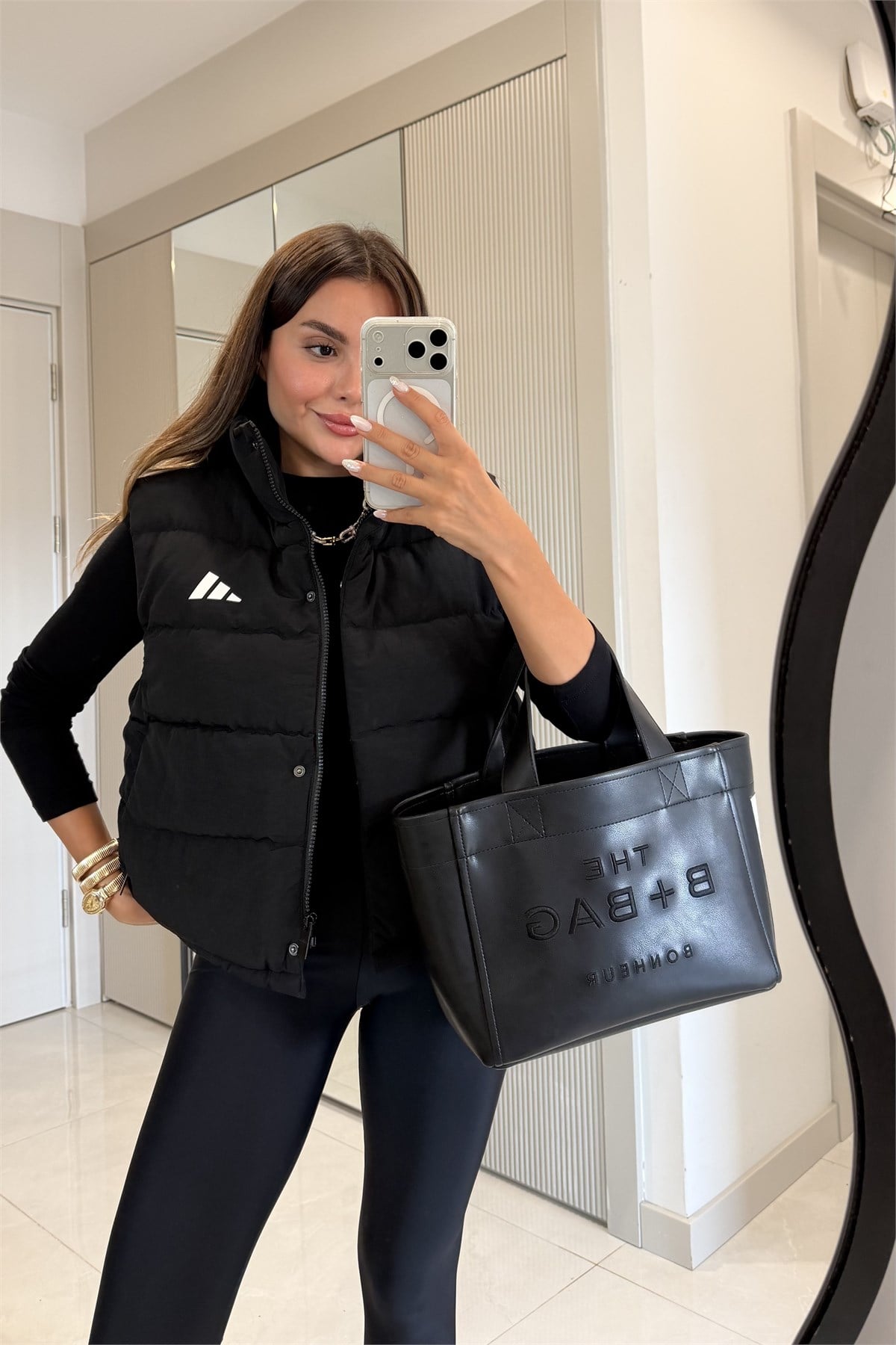 Velior Siyah Marka Model Şişme Yelek